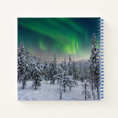 氷と雪 |フィンランド、冬の風景 ノートブック (裏面)