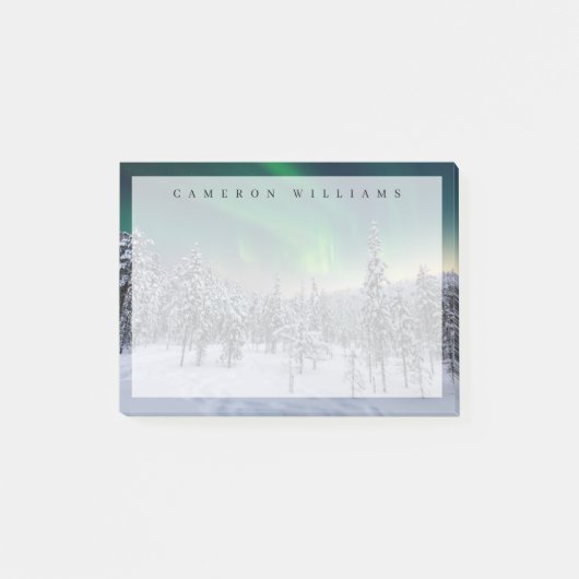 氷と雪 |フィンランド、冬の風景 ポストイット (正面)