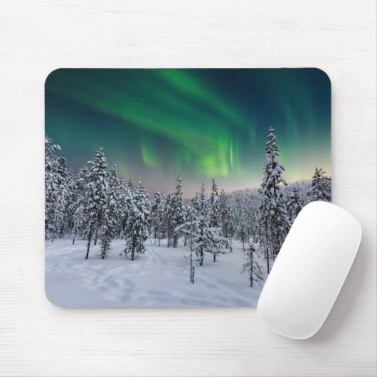 氷と雪 |フィンランド、冬の風景 マウスパッド (マウス)