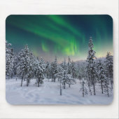氷と雪 |フィンランド、冬の風景 マウスパッド (正面)