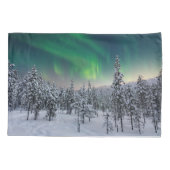 氷と雪 |フィンランド、冬の風景 枕カバー (裏面)