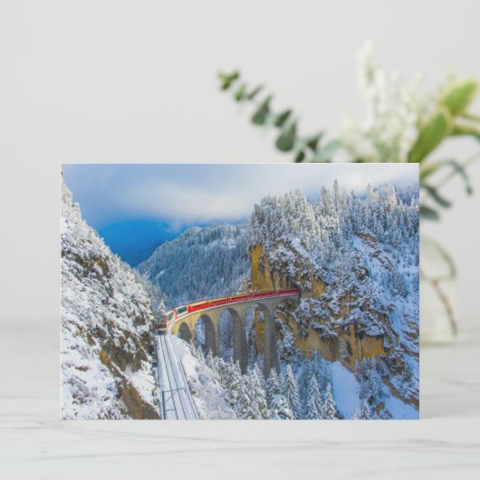 氷と雪 |ベルニ表現ナ(スイス) サンキューカード (スタンド正面)