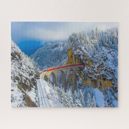 氷と雪 |ベルニ表現ナ（スイス） ジグソーパズル (横)