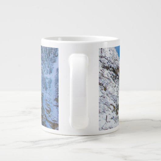 氷と雪 |ベルニ表現ナ（スイス） ジャンボコーヒーマグカップ (裏面)