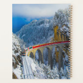 氷と雪 |ベルニ表現ナ（スイス） プランナー手帳 (裏面)