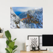 氷と雪 |ベルニ表現ナ（スイス） ポスター (ホームオフィス)