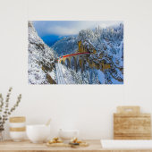 氷と雪 |ベルニ表現ナ（スイス） ポスター (キッチン)