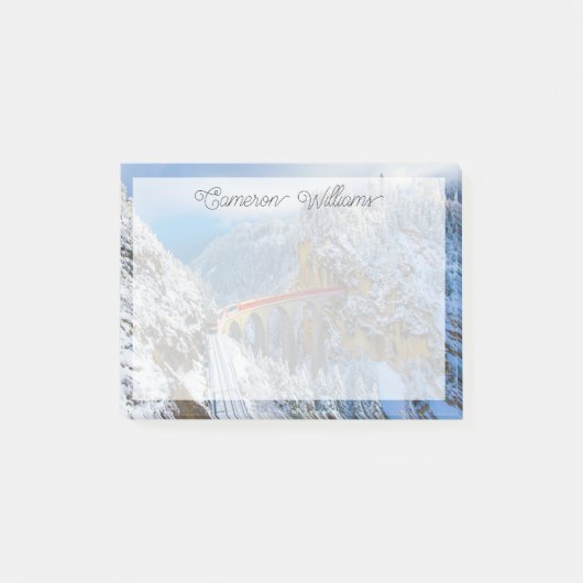 氷と雪 |ベルニ表現ナ（スイス） ポストイット (正面)