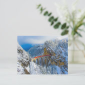 氷と雪 |ベルニ表現ナ（スイス） ポストカード (スタンド正面)