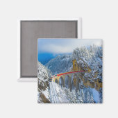 氷と雪 |ベルニ表現ナ（スイス） マグネット (正面/裏面)