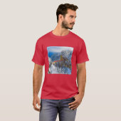氷と雪 |ベルニ表現ナ（スイス） Tシャツ (正面フル)