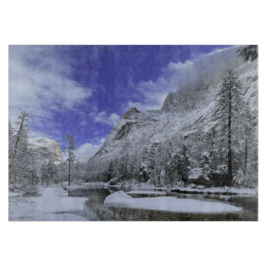 氷と雪 |ヨセミテ国立公園 カッティングボード (正面)