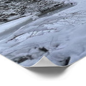 氷と雪 |ヨセミテ国立公園 ポスター (角)