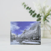 氷と雪 |ヨセミテ国立公園 ポストカード (スタンド正面)