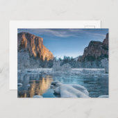 氷と雪 |ヨセミテ渓谷の氷 ポストカード (正面/裏面)