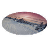氷と雪 |リレハンメル（ノルウェー） カッティングボード (角)