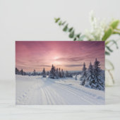 氷と雪 |リレハンメル(ノルウェー) サンキューカード (スタンド正面)