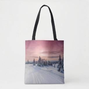 氷と雪 リレハンメル(ノルウェー) トートバッグ