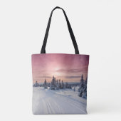 氷と雪 |リレハンメル(ノルウェー) トートバッグ (裏面)