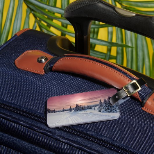 氷と雪 |リレハンメル(ノルウェー) ラゲッジタグ (正面インサイチュ3)