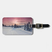 氷と雪 |リレハンメル(ノルウェー) ラゲッジタグ (正面横)