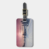 氷と雪 |リレハンメル(ノルウェー) ラゲッジタグ (正面縦)