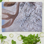 氷と雪 |ワイオミング州グランドテトン国立公園 キッチンタオル (折り畳み)