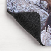 氷と雪 |ワイオミング州グランドテトン国立公園 マウスパッド (コーナー)