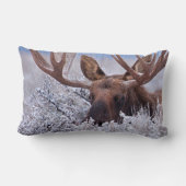 氷と雪 |ワイオミング州グランドテトン国立公園 ランバークッション (裏面)