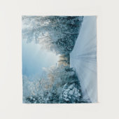 氷と雪 | 凍ってい Winter Road Russia，シベリア タペストリー (正面)