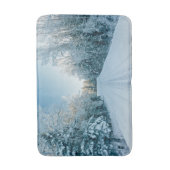 氷と雪 | 凍ってい Winter Road Russia，シベリア バスマット (正面縦)