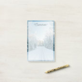 氷と雪 | 凍ってい Winter Road Russia，シベリア ポストイット (デスク上)