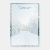 氷と雪 | 凍ってい Winter Road Russia，シベリア ポストイット (正面)