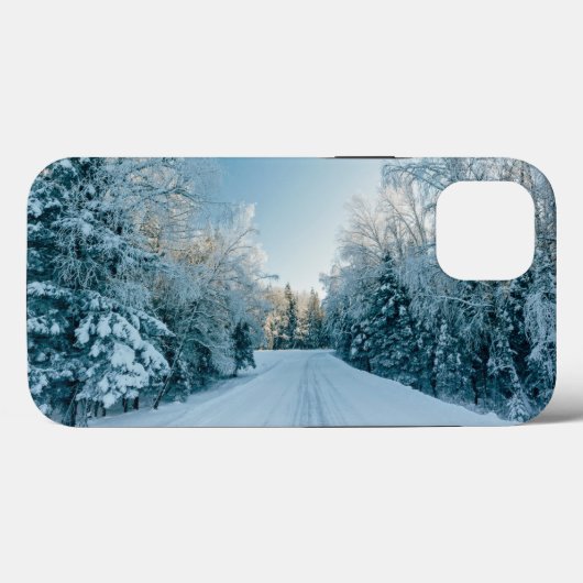 氷と雪 | 凍ってい Winter Road Russia，シベリア Case-Mate iPhoneケース (裏面 (横))