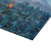 氷と雪 |富士山と東京スカイライン カッティングボード (角)