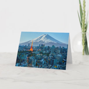 氷と雪  富士山と東京スカイライン カード