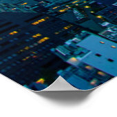 氷と雪 |富士山と東京スカイライン ポスター (角)