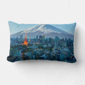 氷と雪 |富士山と東京スカイライン ランバークッション (正面)