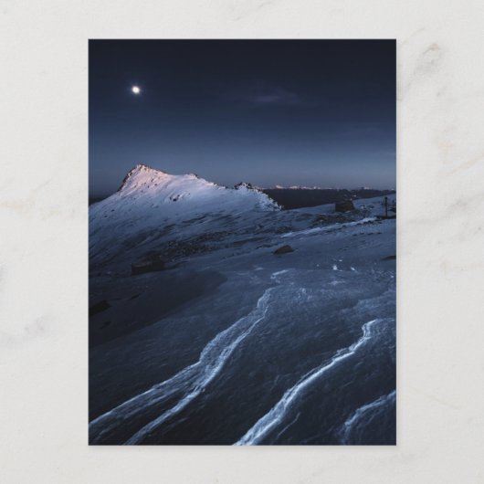氷と雪 |日本アルプス木曽駒ヶ岳高原 ポストカード (正面)