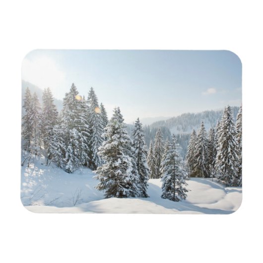 氷と雪 | Allgau Bavaria南ドイツ マグネット (横)