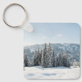 氷と雪 | Allgau Bavaria Germany キーホルダー (正面)