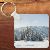 氷と雪 | Allgau Bavaria Germany キーホルダー (正面)