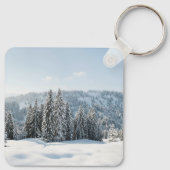 氷と雪 | Allgau Bavaria Germany キーホルダー (裏面)