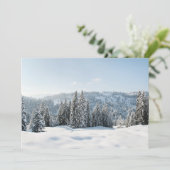 氷と雪 | Allgau Bavaria Germany サンキューカード (スタンド正面)