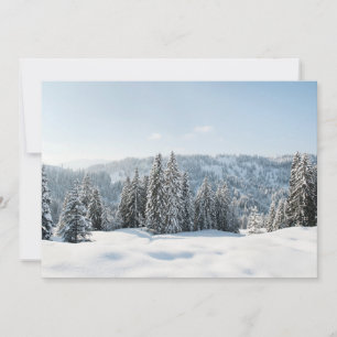 氷と雪 Allgau Bavaria Germany サンキューカード