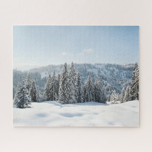 氷と雪 | Allgau Bavaria Germany ジグソーパズル (横)