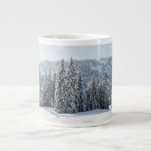 氷と雪 | Allgau Bavaria Germany ジャンボコーヒーマグカップ (正面)