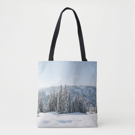 氷と雪 | Allgau Bavaria Germany トートバッグ (正面)