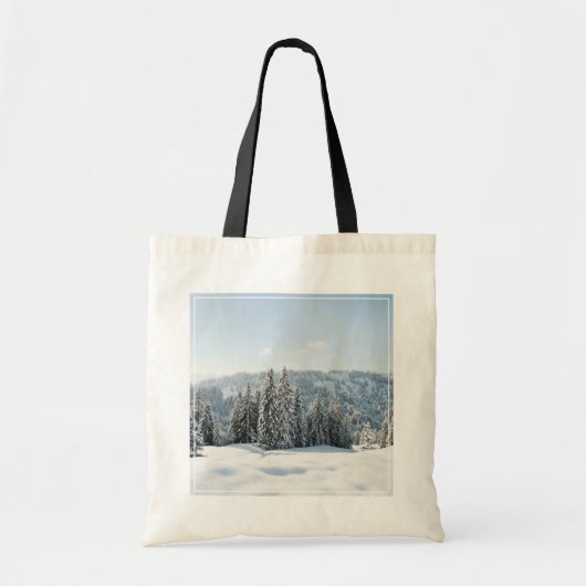 氷と雪 | Allgau Bavaria Germany トートバッグ (正面)