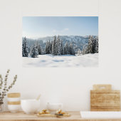 氷と雪 | Allgau Bavaria Germany ポスター (キッチン)